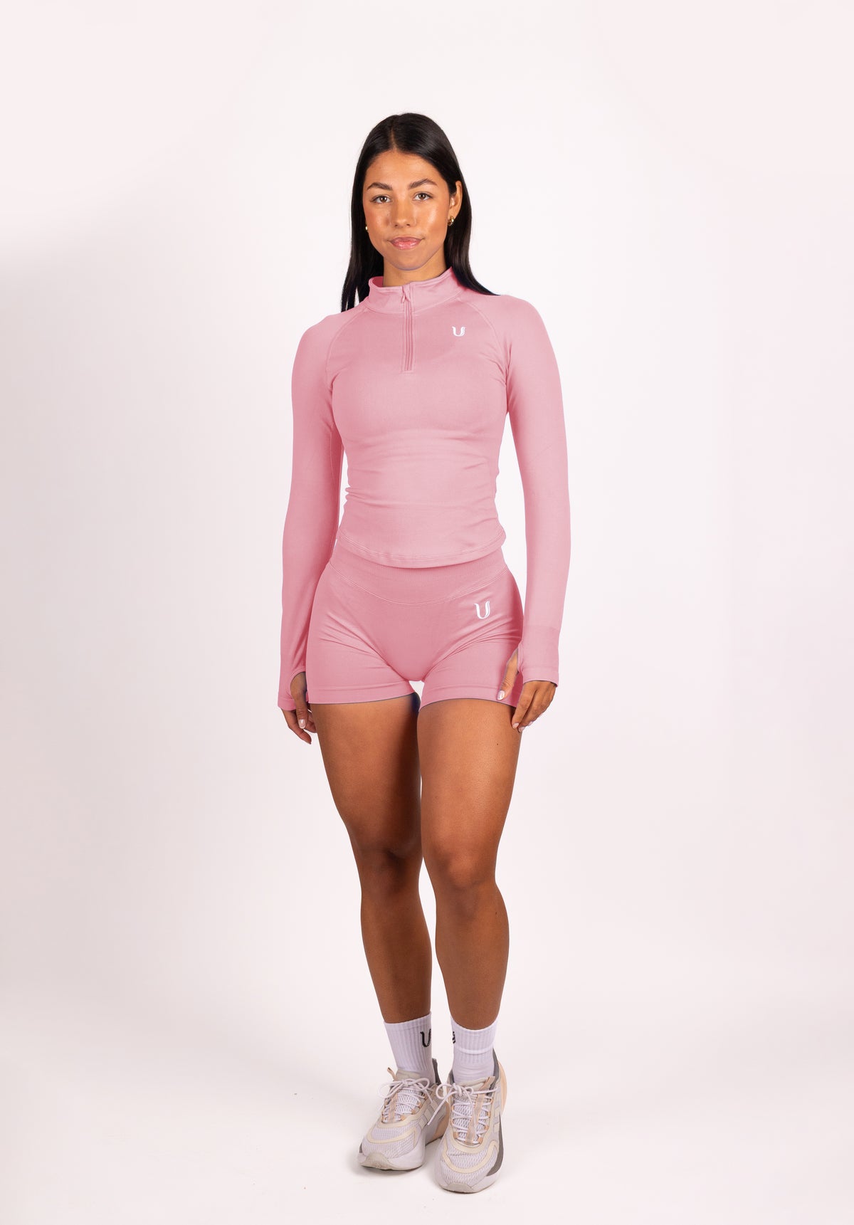 Beau Premium High Performance Scrunch Short Roze - Dames sportkleding afbeelding 7
