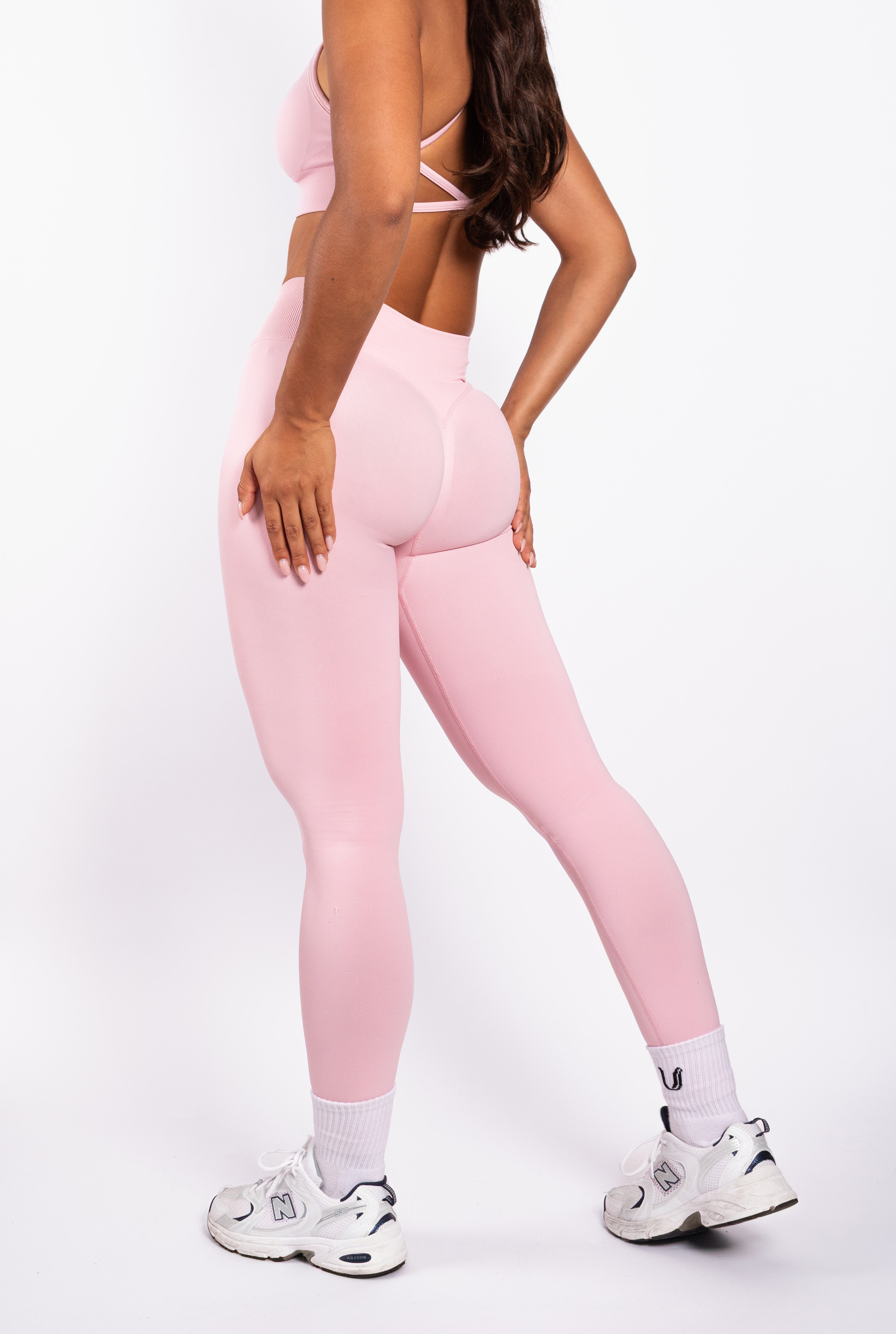 Beau | Leggings ad Alte Prestazioni - Roze
