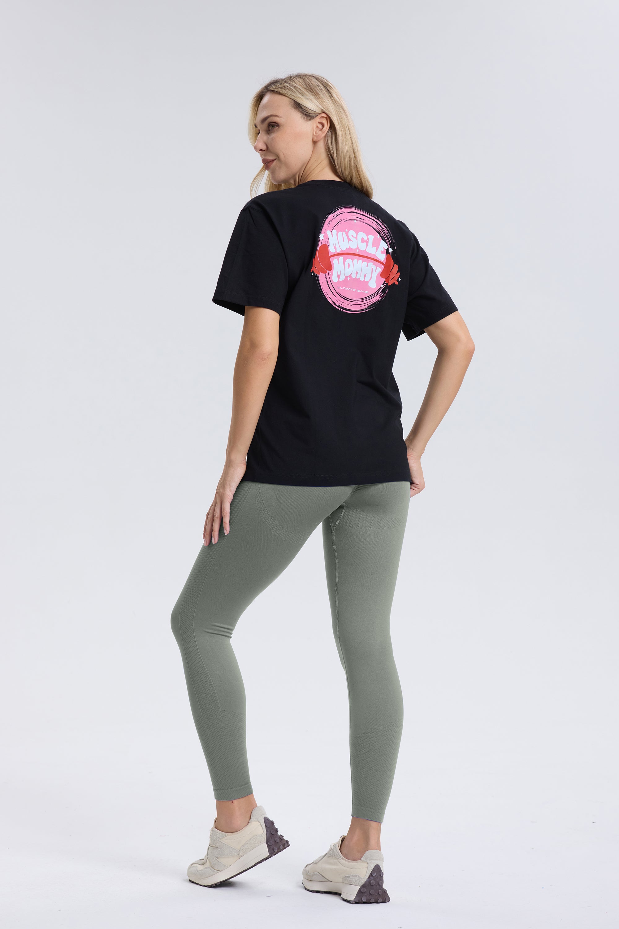 EDIZIONE LIMITATA Ultimate Gainz | Muscle Mommy Shirt - Nero