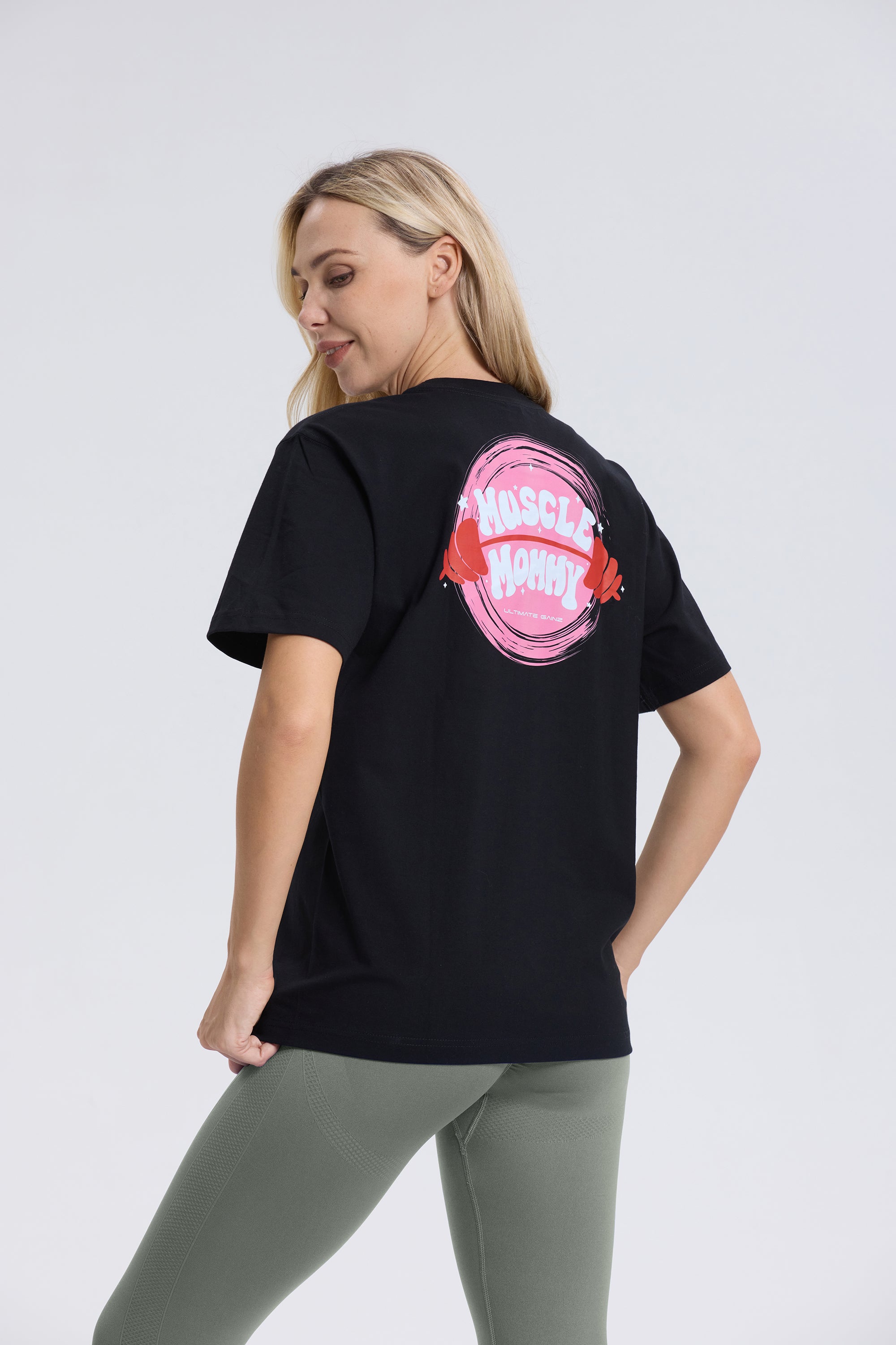 EDIZIONE LIMITATA Ultimate Gainz | Muscle Mommy Shirt - Nero