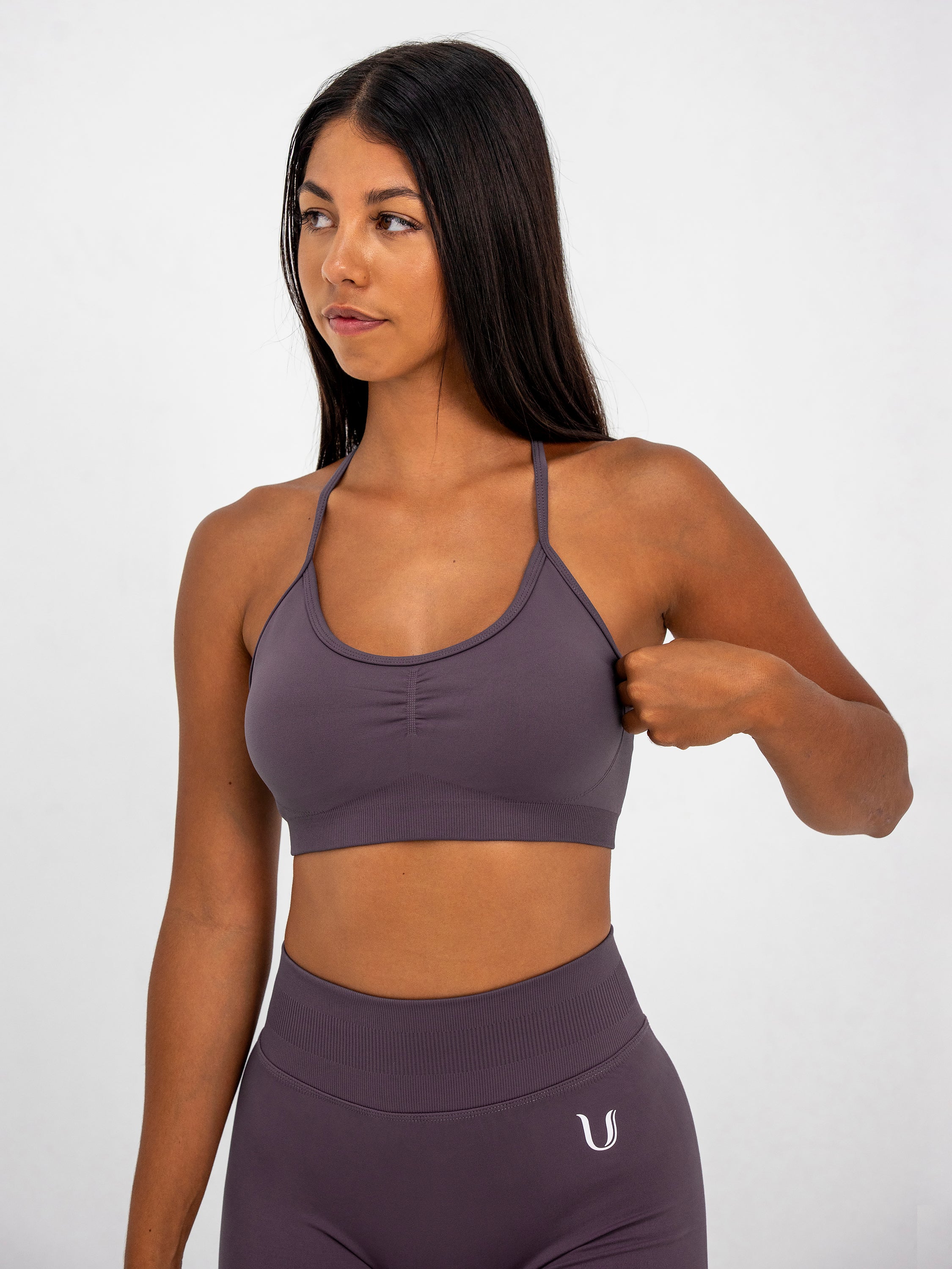 Luna | Top Sportivo Regolabile Premium - Lilla polvere