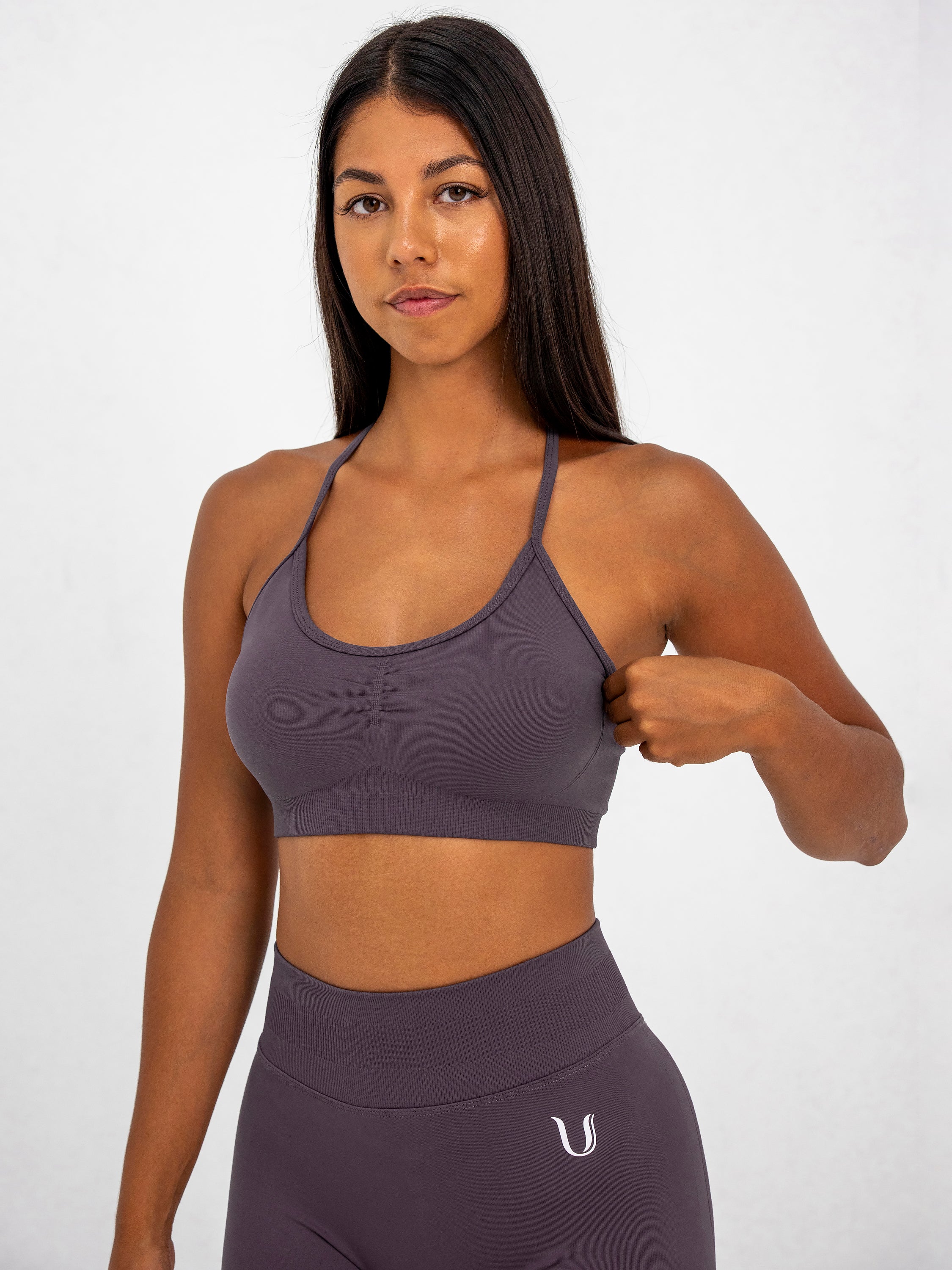 Luna | Top Sportivo Regolabile Premium - Lilla polvere