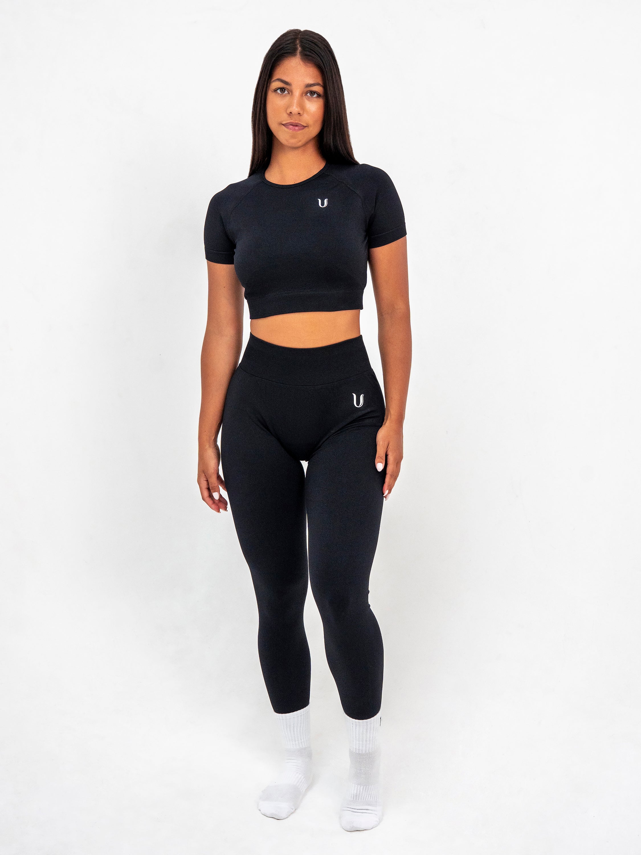 Luna | Legging Scrunch Senza Cuciture Premium - Nero