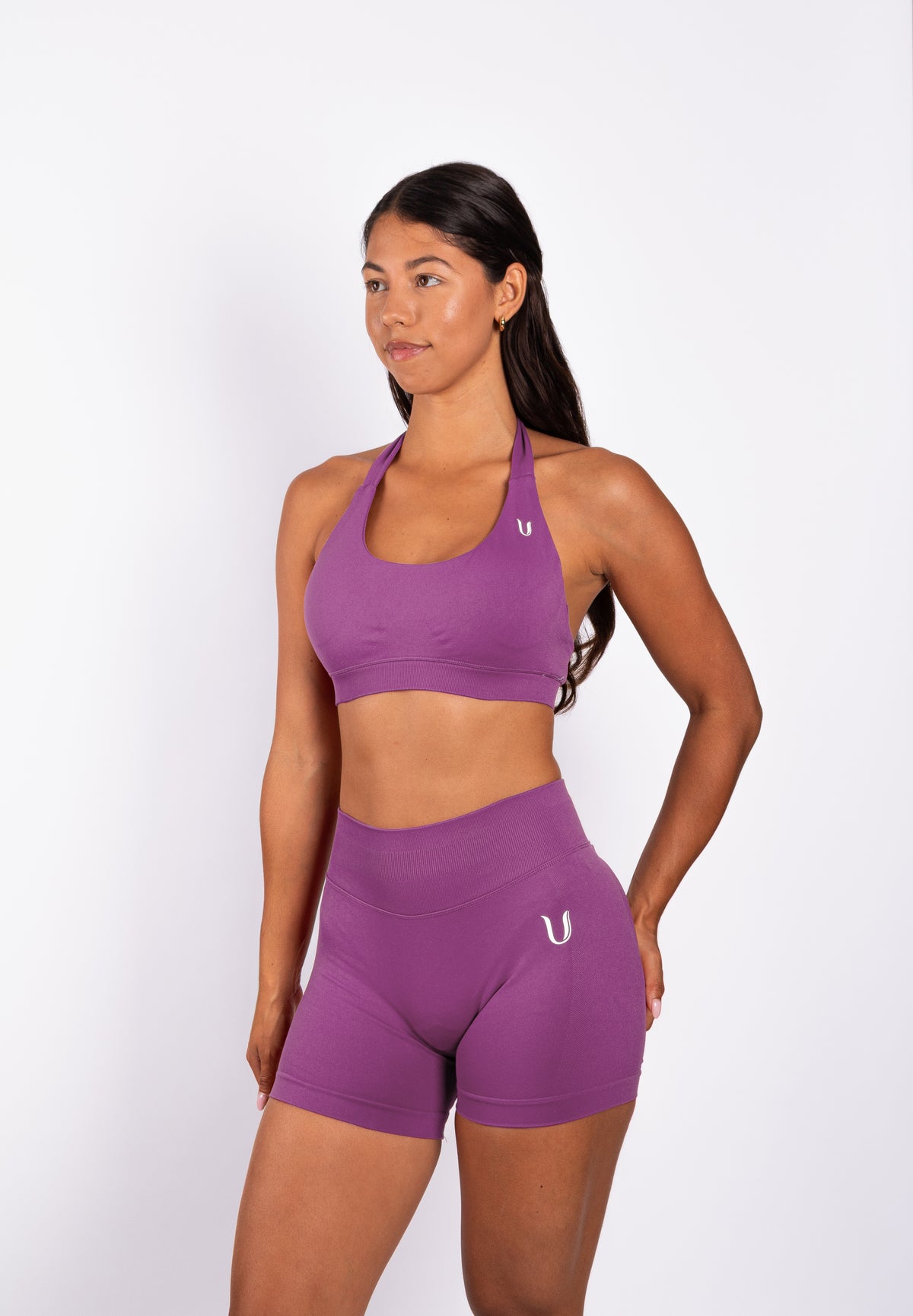 Beau | Pantaloncini Scrunch Premium High Performance - Viola