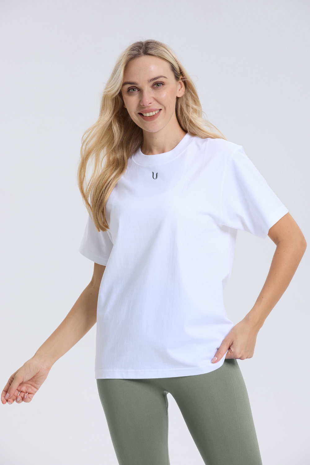 Ultimate Gainz | Maglietta Oversize Unisex - Bianco