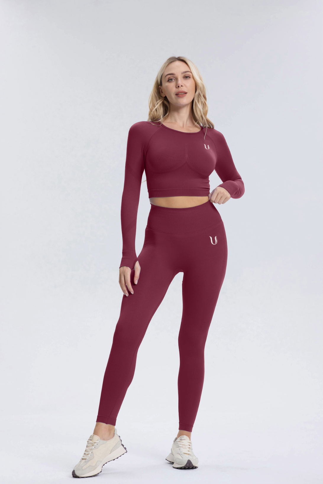 Leonie | Legging Scrunch Premium - Rosso Vino