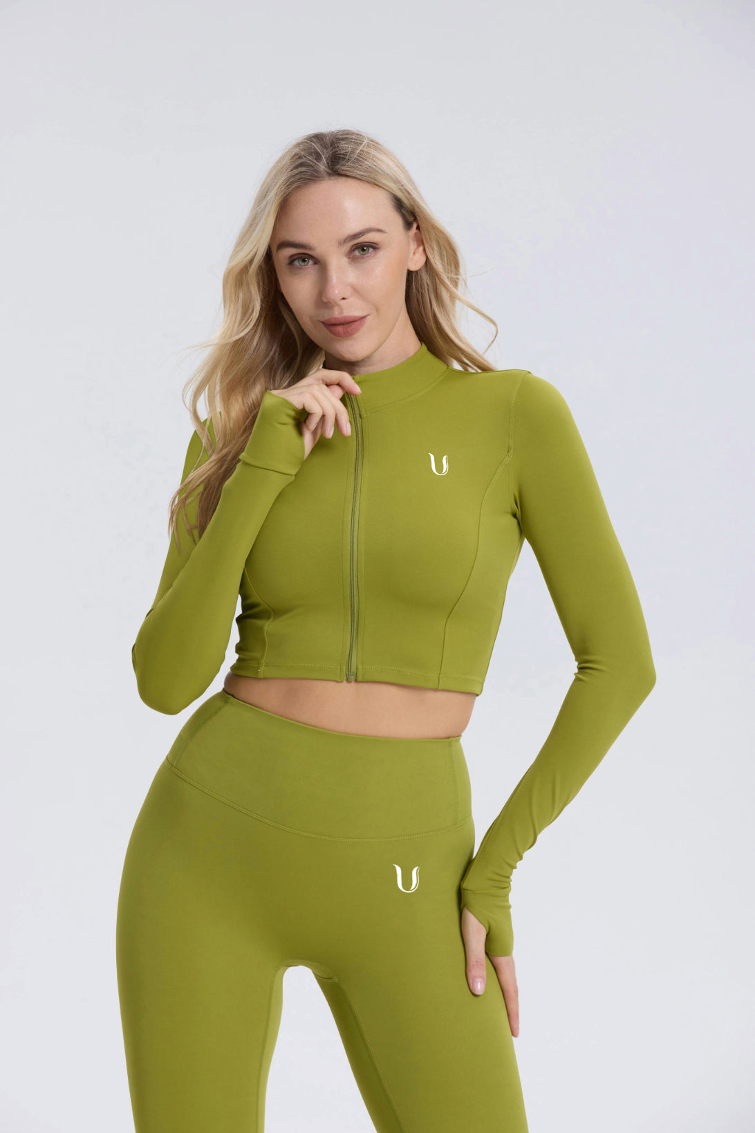 Hailey | Top a Maniche Lunghe - Verde