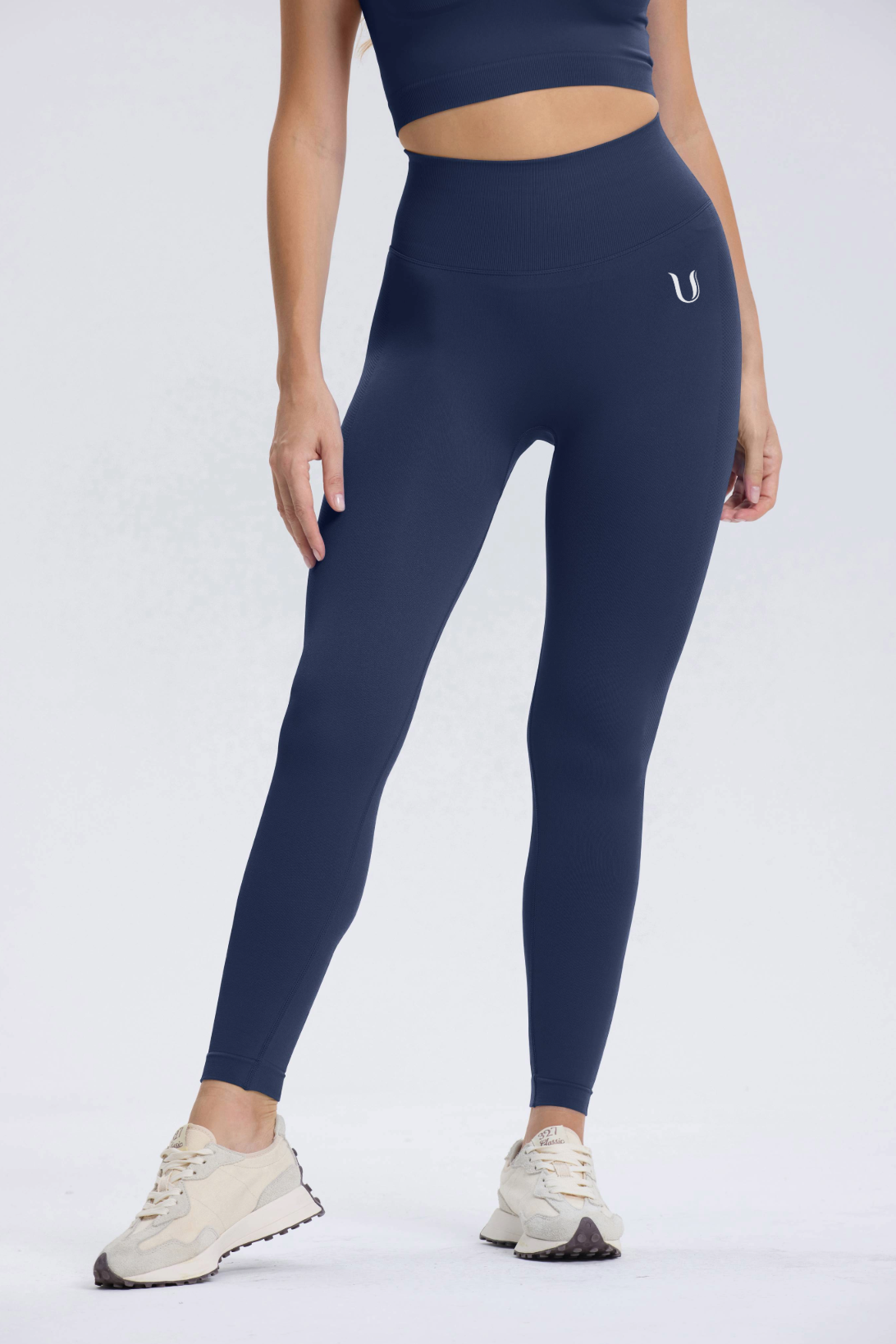Leonie | Legging Scrunch Premium - Blu Scuro