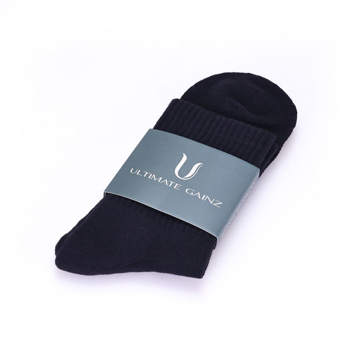 Ultimate Gainz - Performance Sokken Unisex - Zwart 3 Paar - afbeelding 2