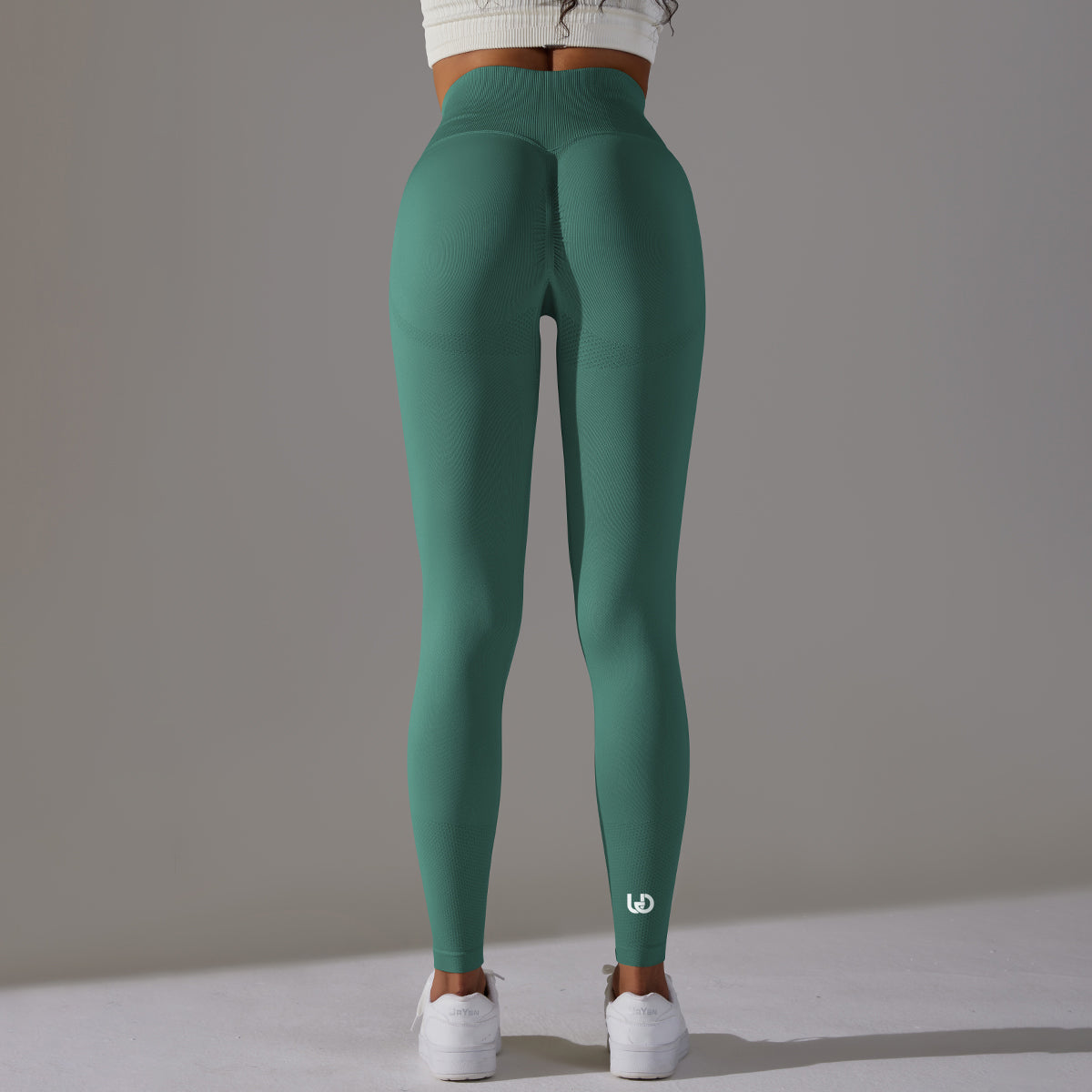 Celine | Scrunch Legging - Verde scuro