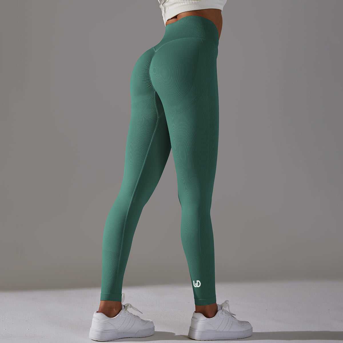 Celine | Scrunch Legging - Verde scuro