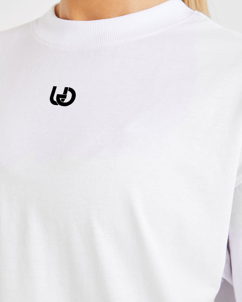 Ultimate Gainz | Maglietta Oversize Unisex - Bianco