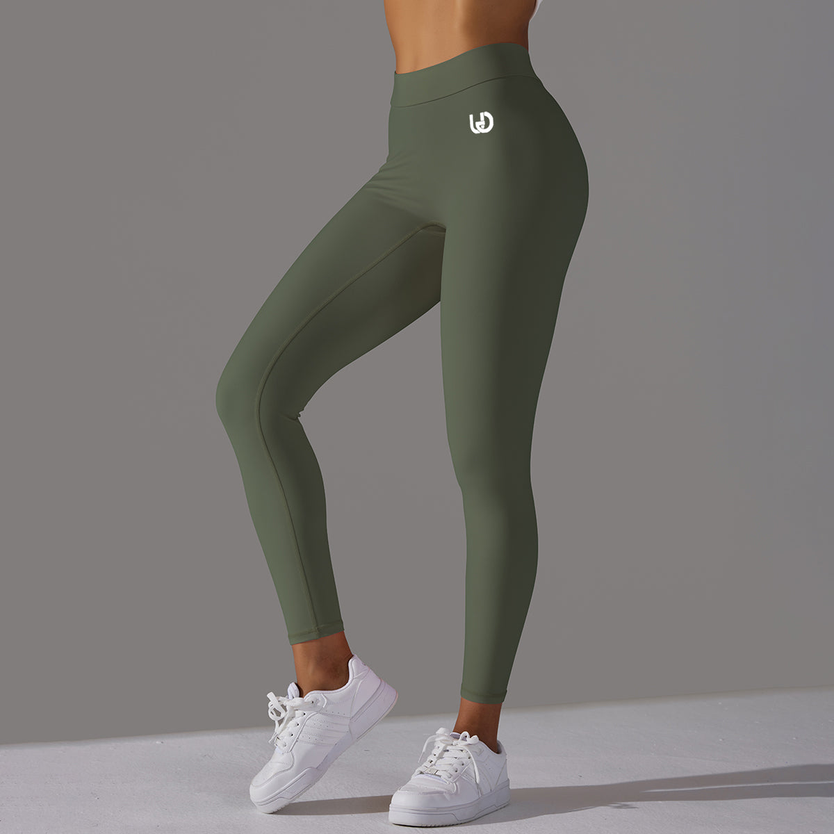 Emma | Leggings Extra Scrunch - Verde Militare