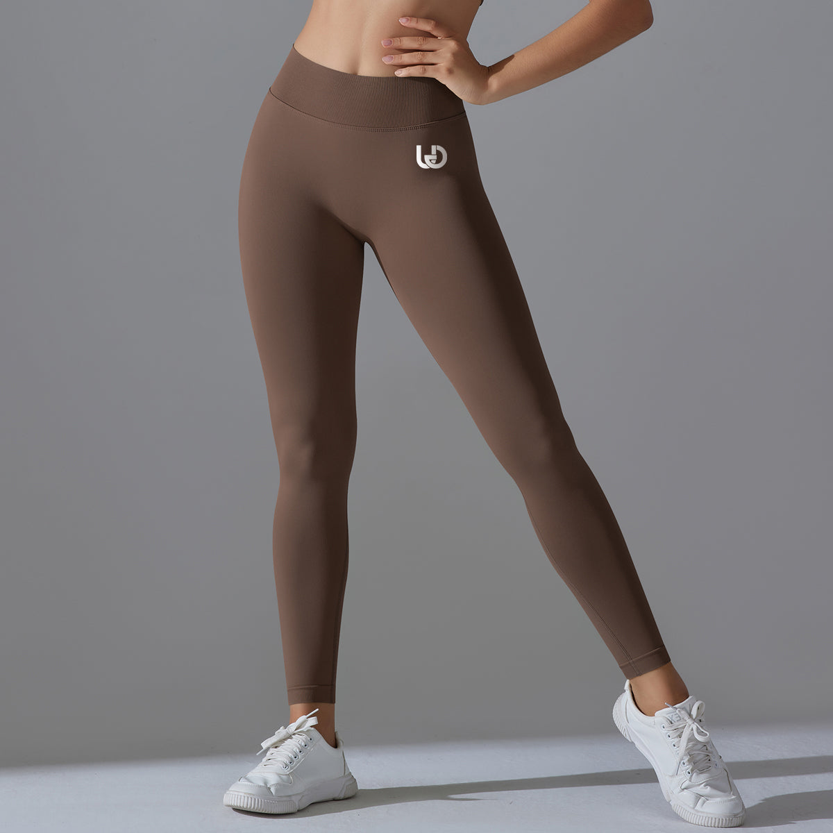 Mila V2 | Scrunch Sport Legging - Marrone﻿