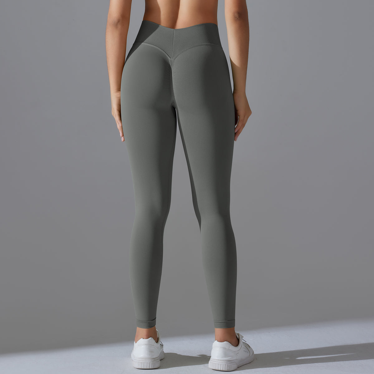 Mila V2 | Scrunch Sport Legging - ﻿Grigio