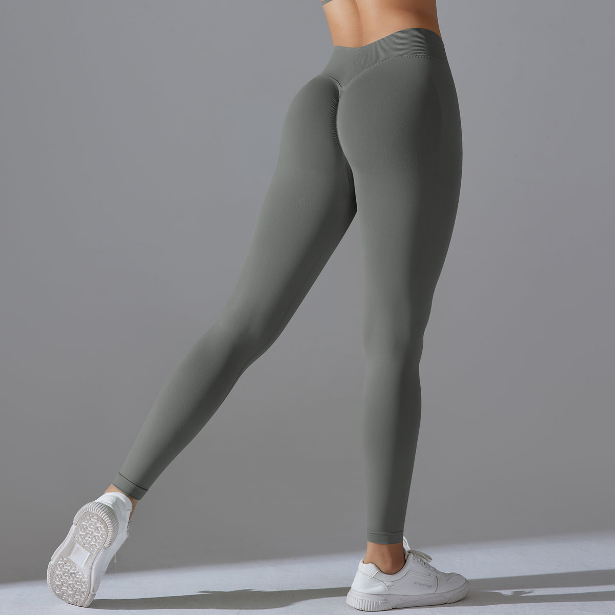 Mila V2 | Scrunch Sport Legging - ﻿Grigio