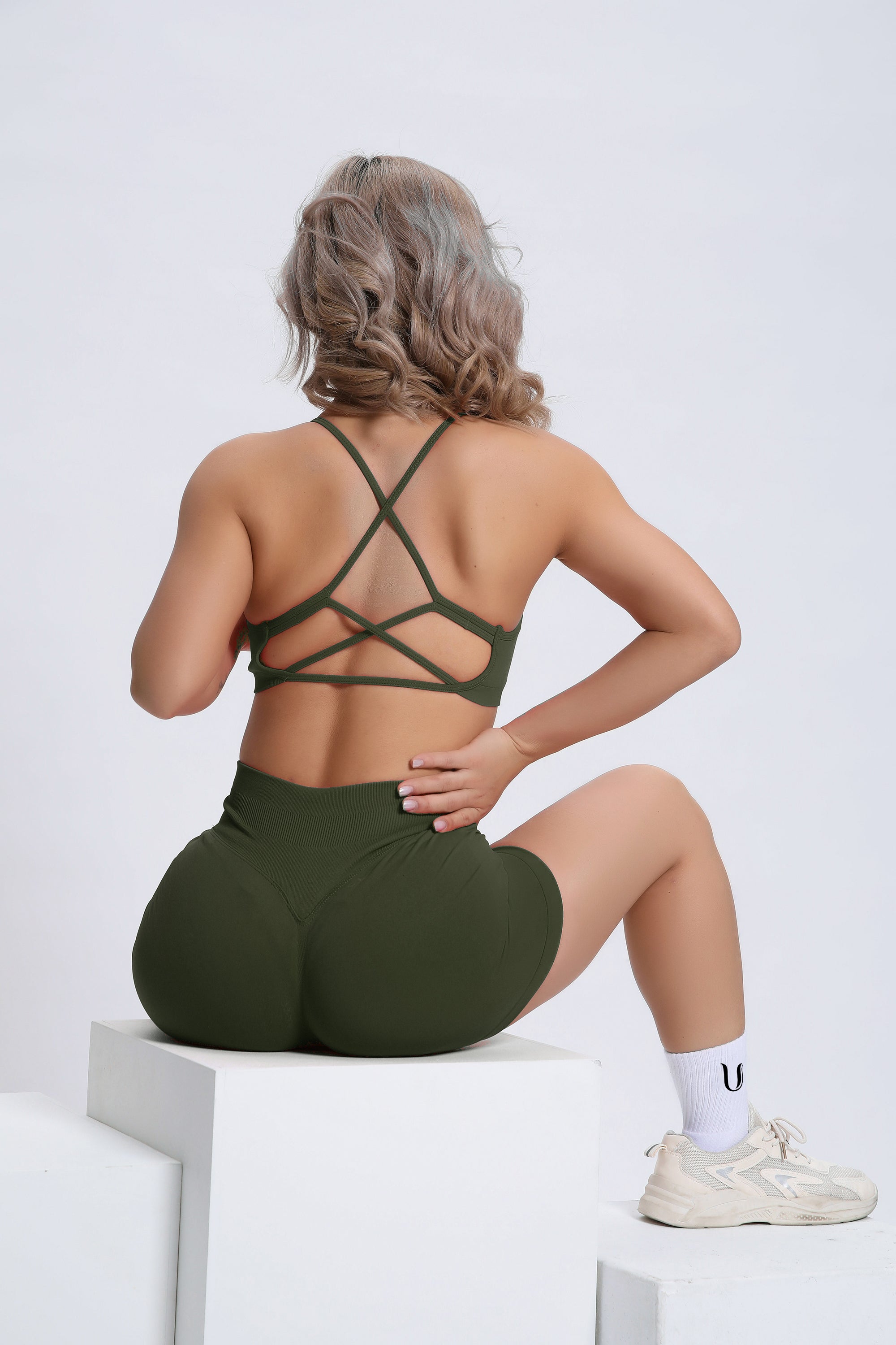 Joy | Reggiseno Sportivo Crossback – Verde