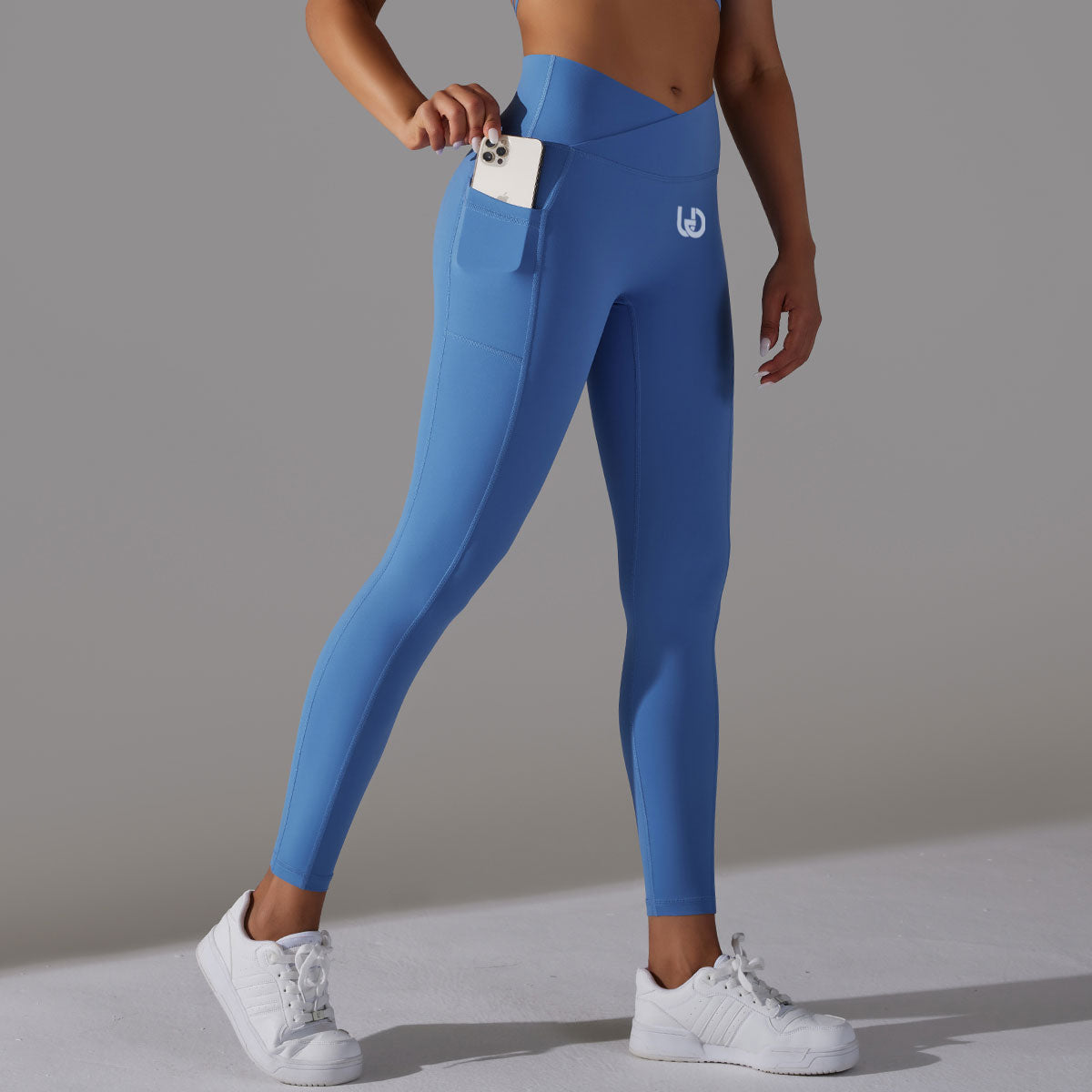 Mila | Set Leggings-Top - Blu