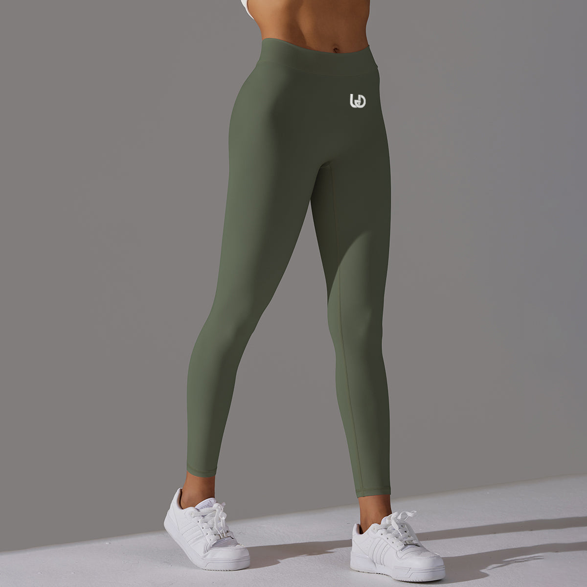 Emma | Leggings Extra Scrunch - Verde Militare