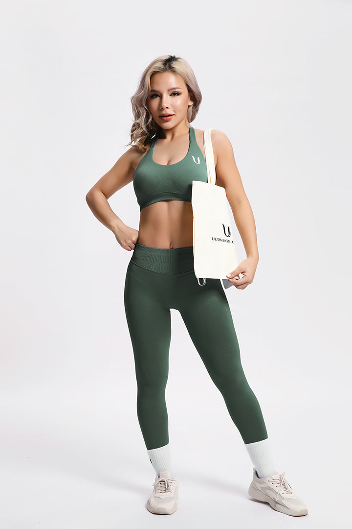 Beau | Leggings ad Alte Prestazioni - Verde