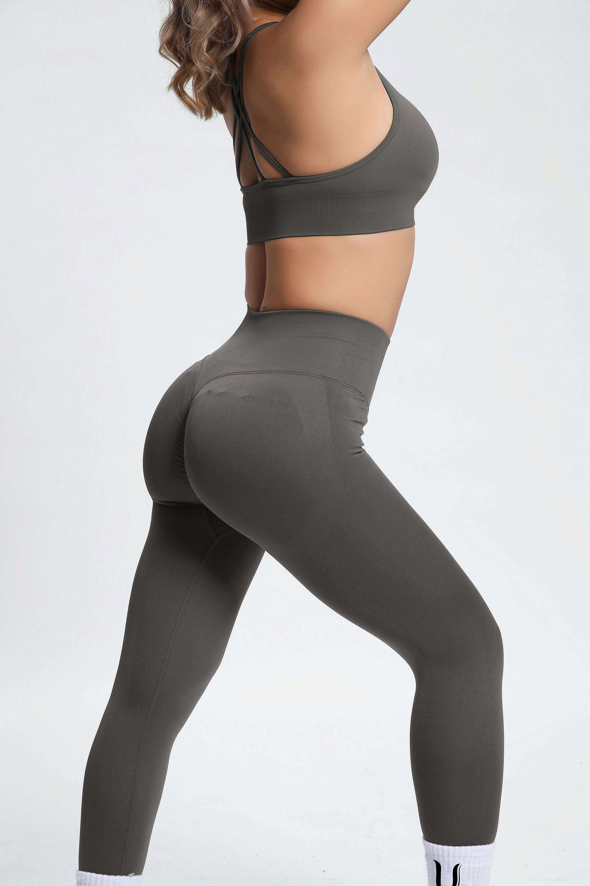 Olivia | Seamless Power Legging - Grigio