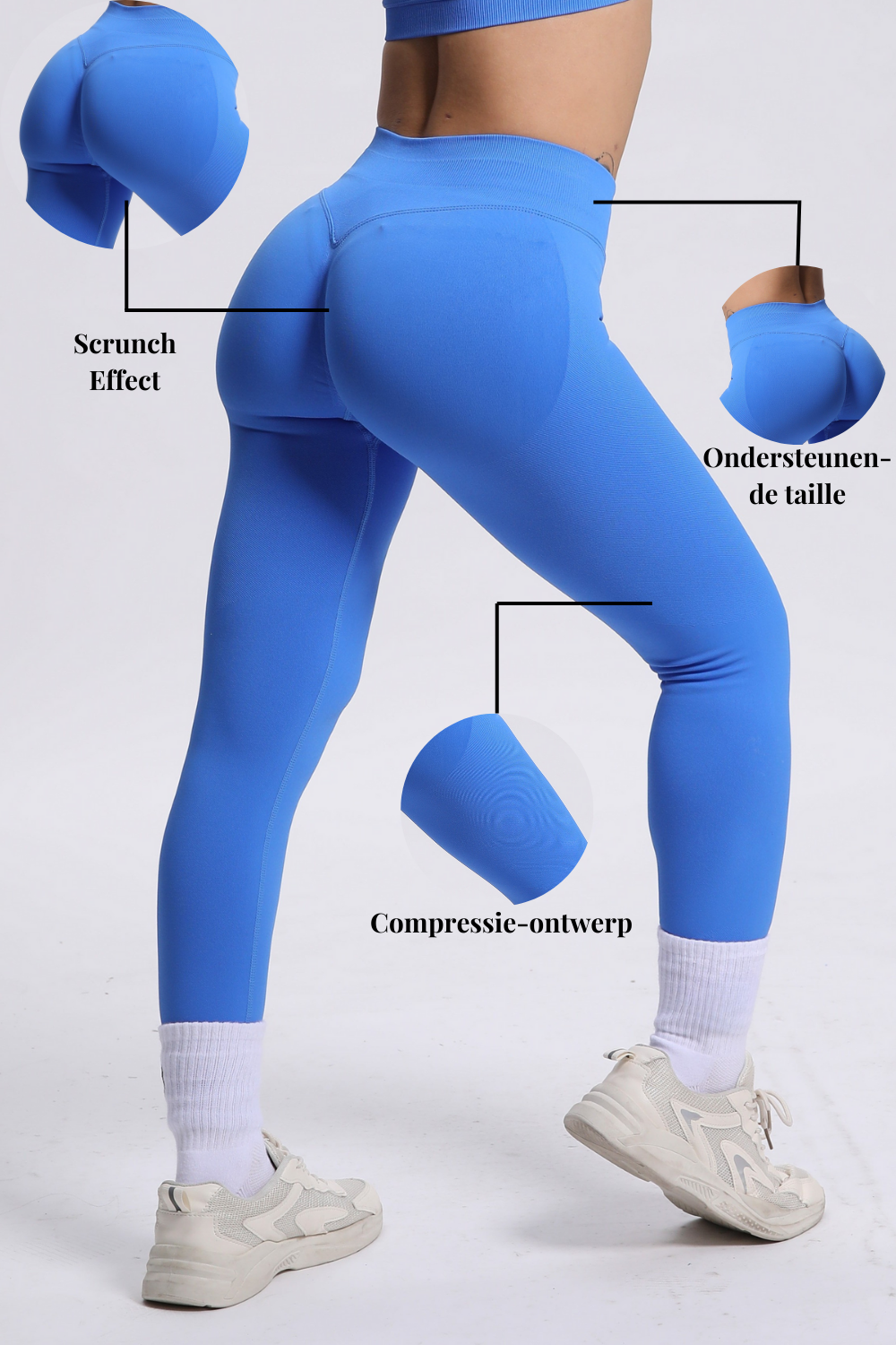 Beau | Leggings ad Alte Prestazioni - Blu