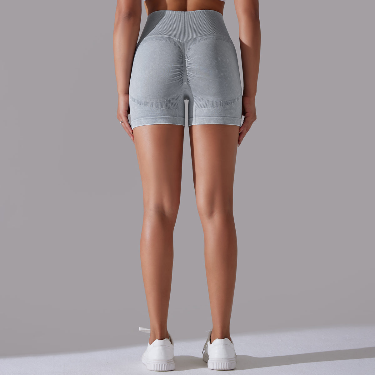 Jane | Short Scrunch Modelli - Grigio chiaro