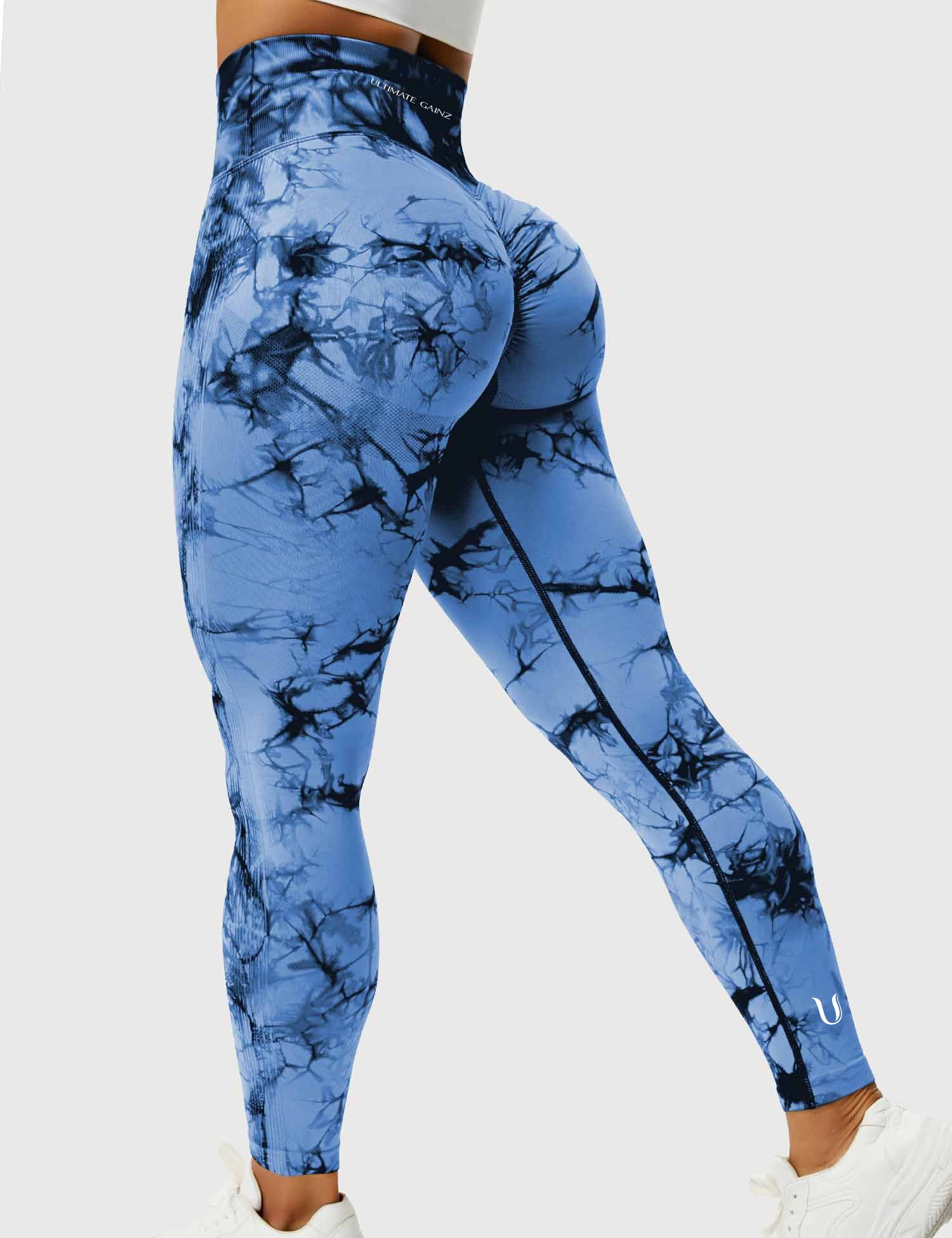 Aimy | Leggings Scrunch Tie Dye - Blu