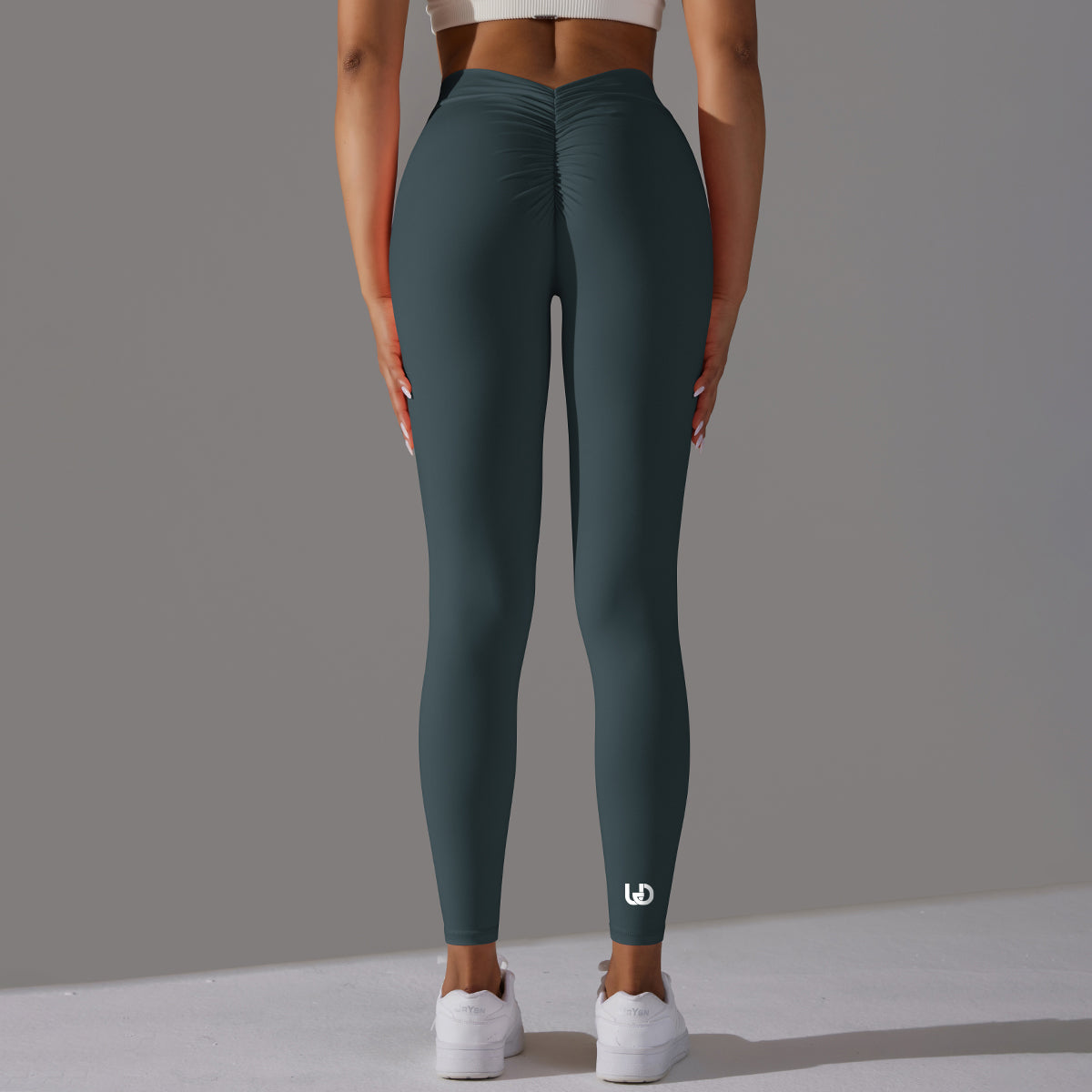 Emma | Legging Extra Scrunch - Verde Bosco