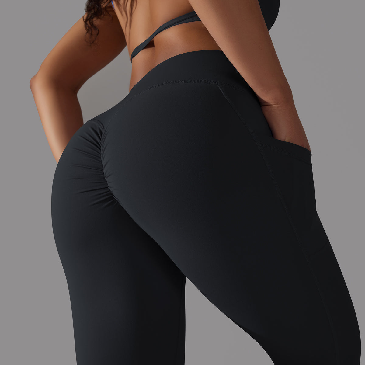 Mila | Set Leggings-Top - Nero