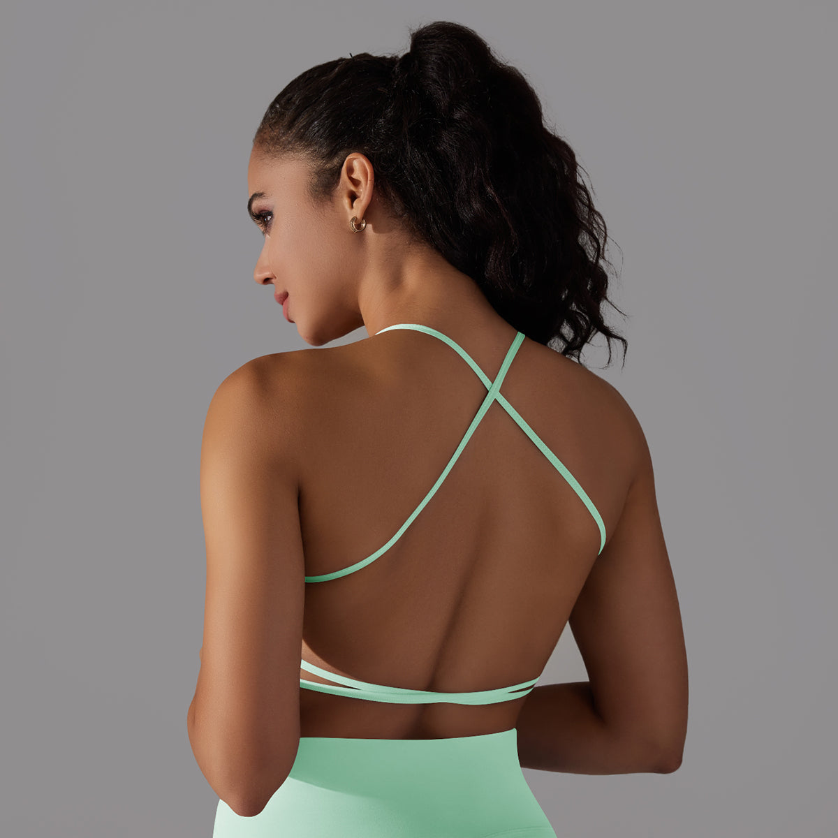 Mila | Set Leggings-Top - Verde