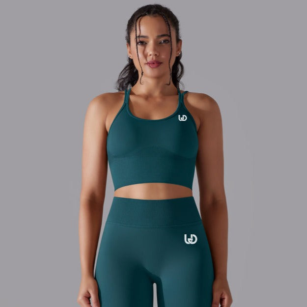 Daisy | Reggiseno Sportivo con Cinturino - Verde Scuro