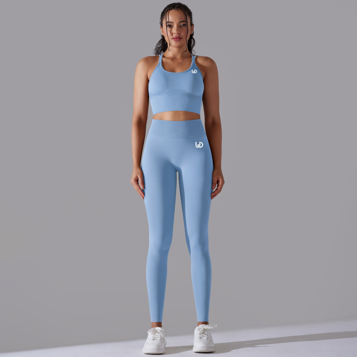 Daisy | Set Top Leggings - Blu Cielo