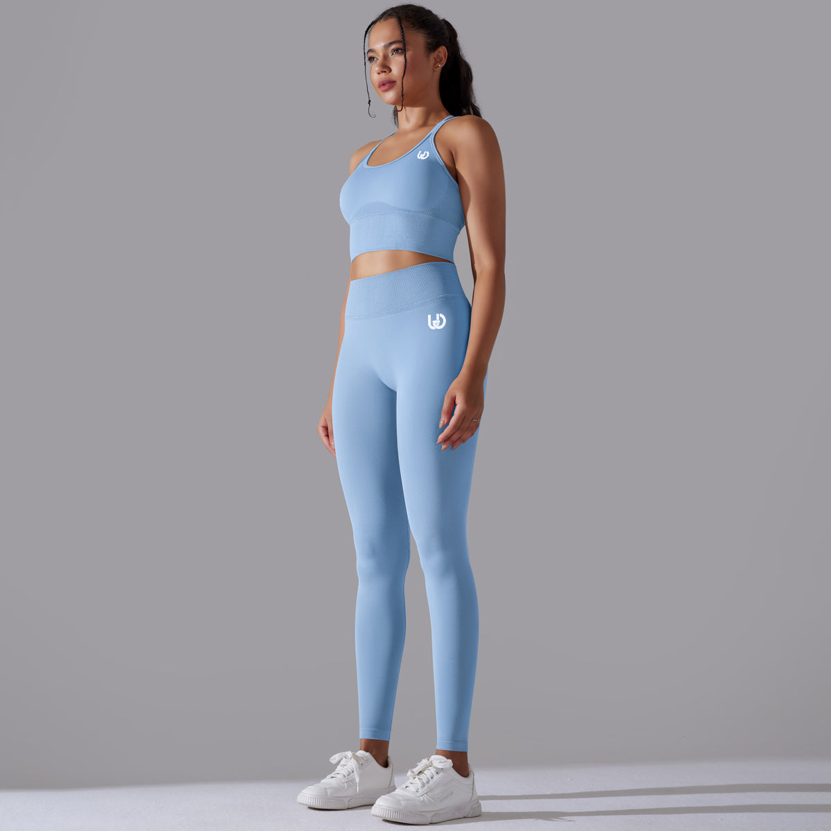 Daisy | Set Top Leggings - Blu Cielo