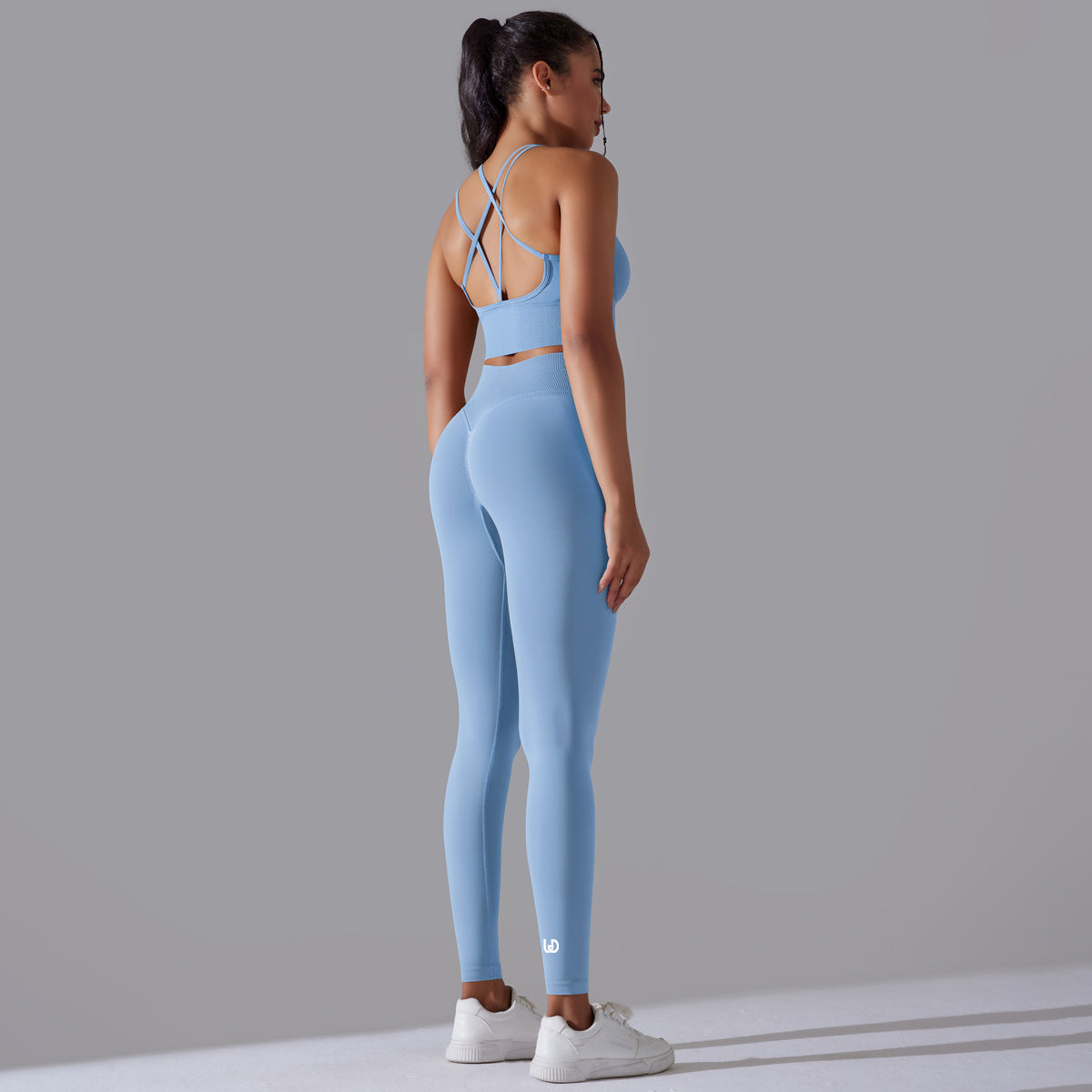 Daisy | Set Top Leggings - Blu Cielo