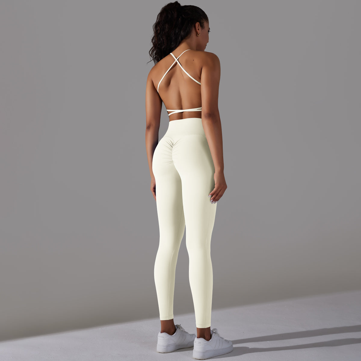 Mila | Set Leggings-Top - Bianco