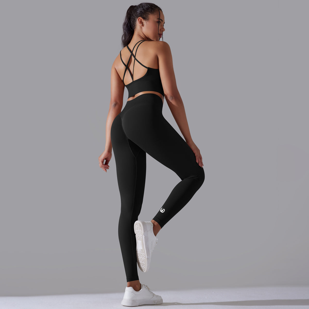 Daisy | Set Top Leggings - Nero