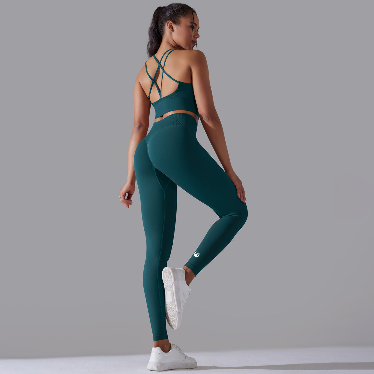 Daisy | Set Top Leggings - Verde scuro