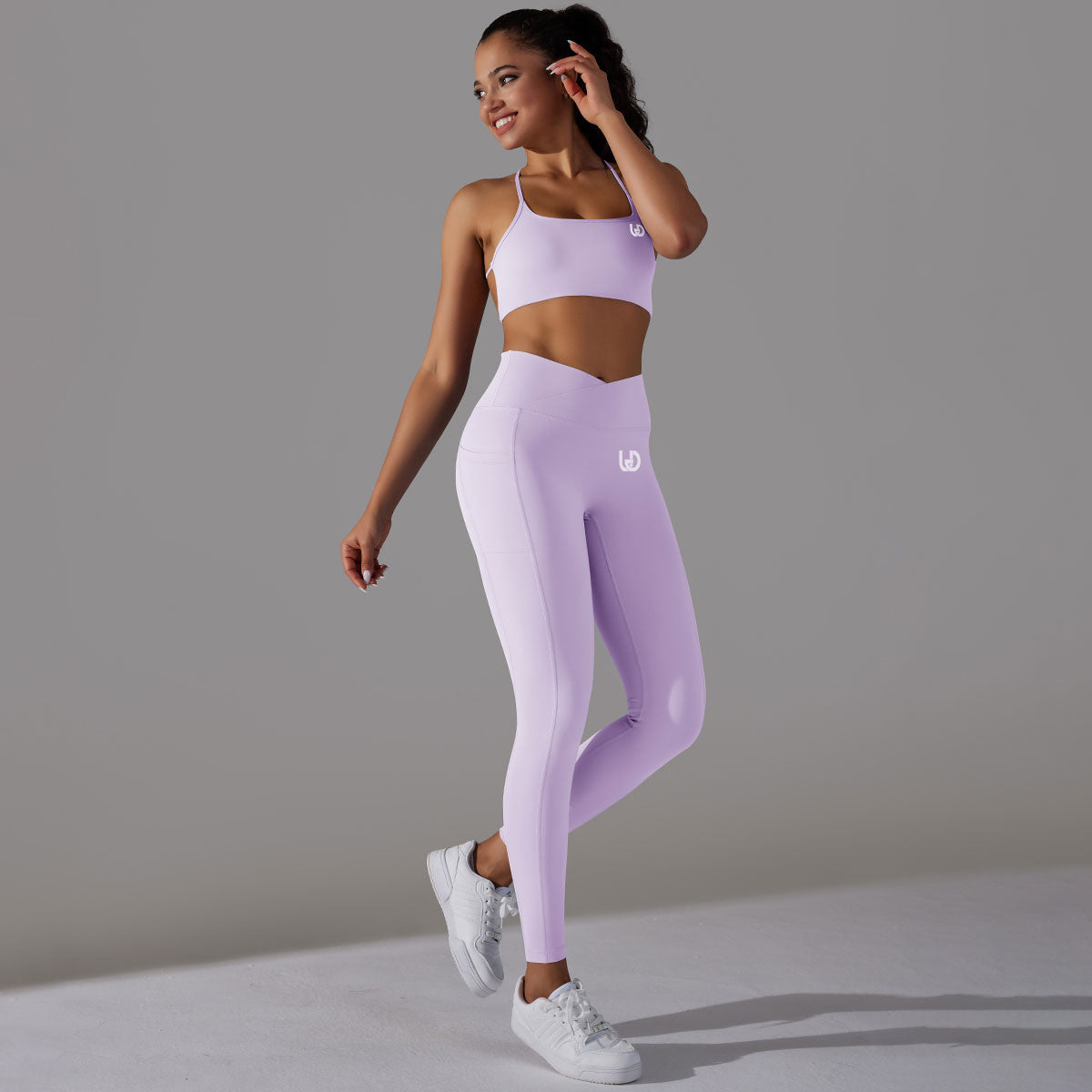 Mila | Set Leggings-Top - Rosa