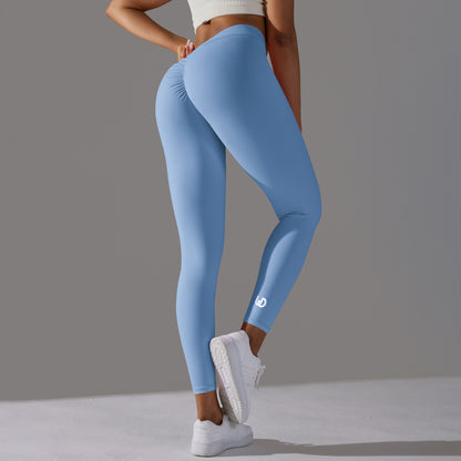 Emma | Legging Extra Scrunch - Blu Cielo