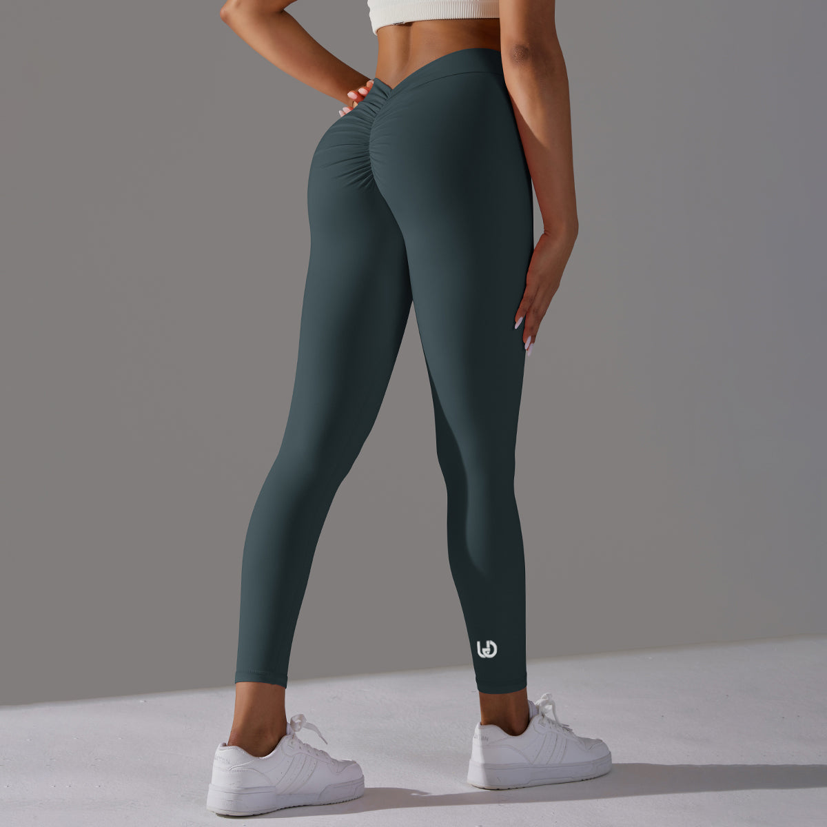 Emma | Legging Extra Scrunch - Verde Bosco