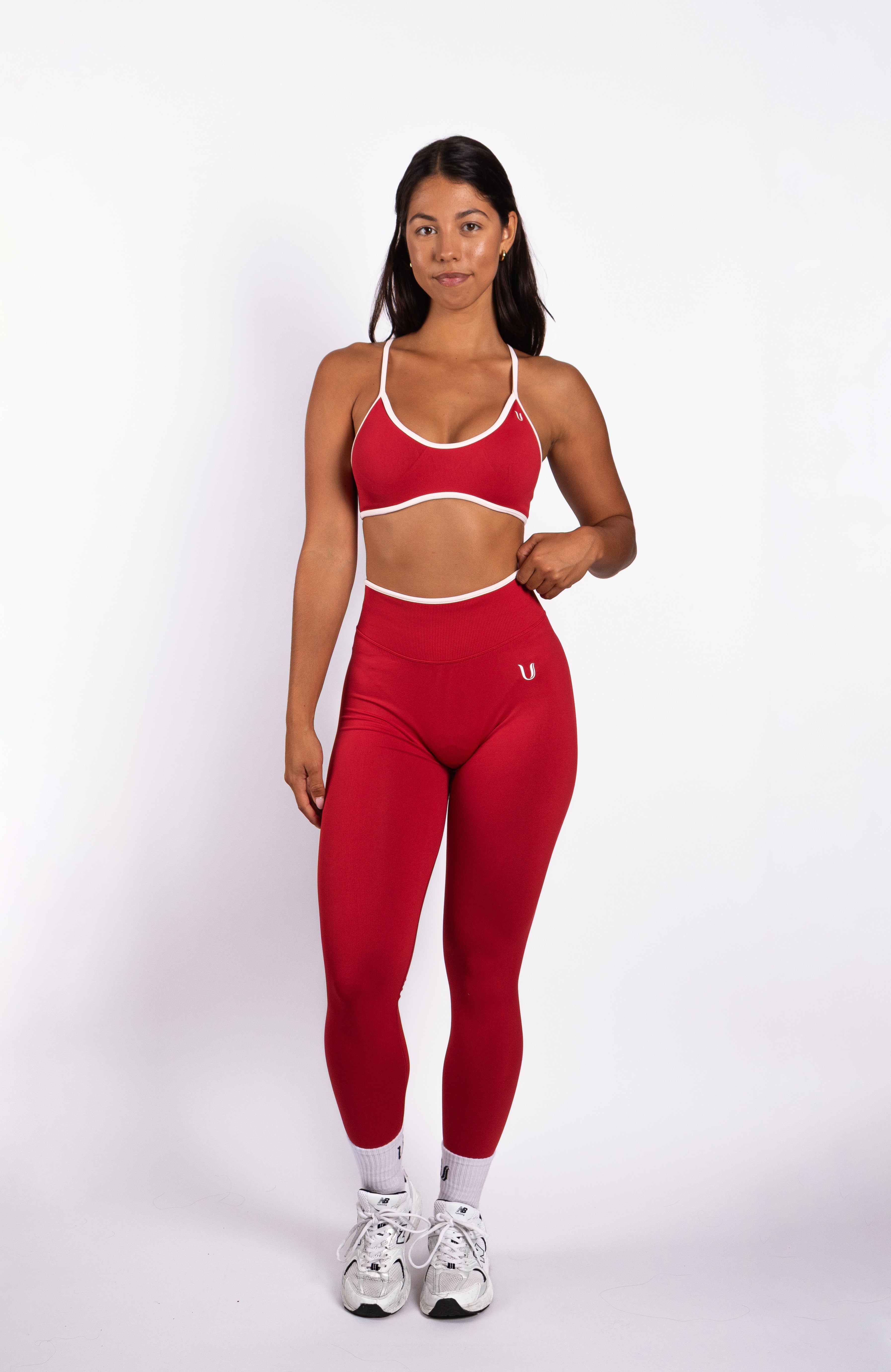 Ivy | Legging Shape Senza Cuciture – Rosso