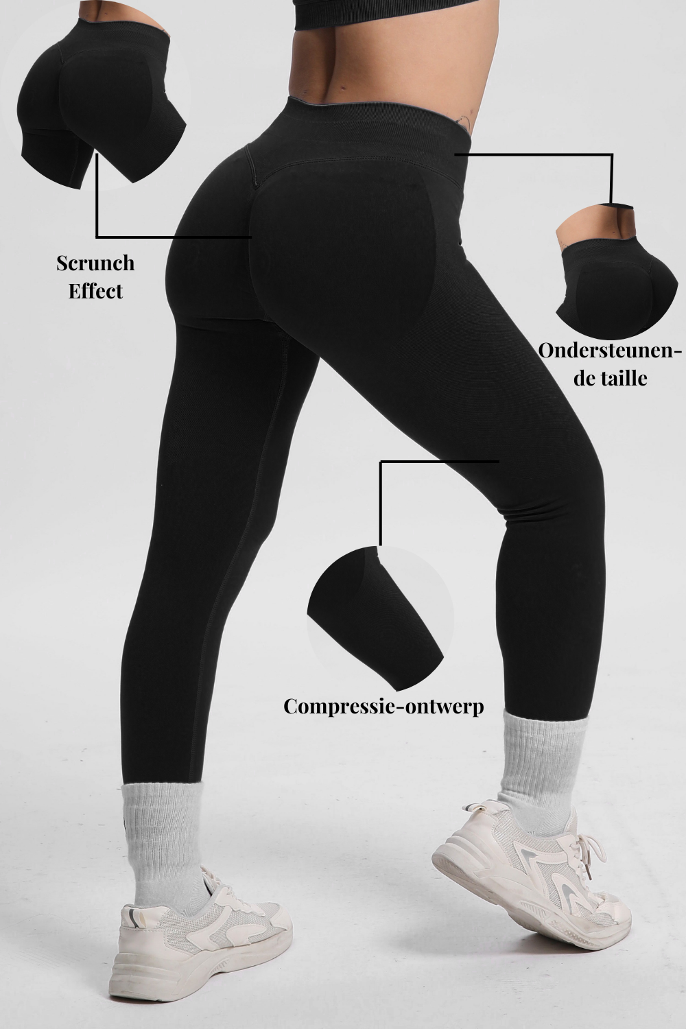 Beau | Leggings ad Alte Prestazioni - Nero