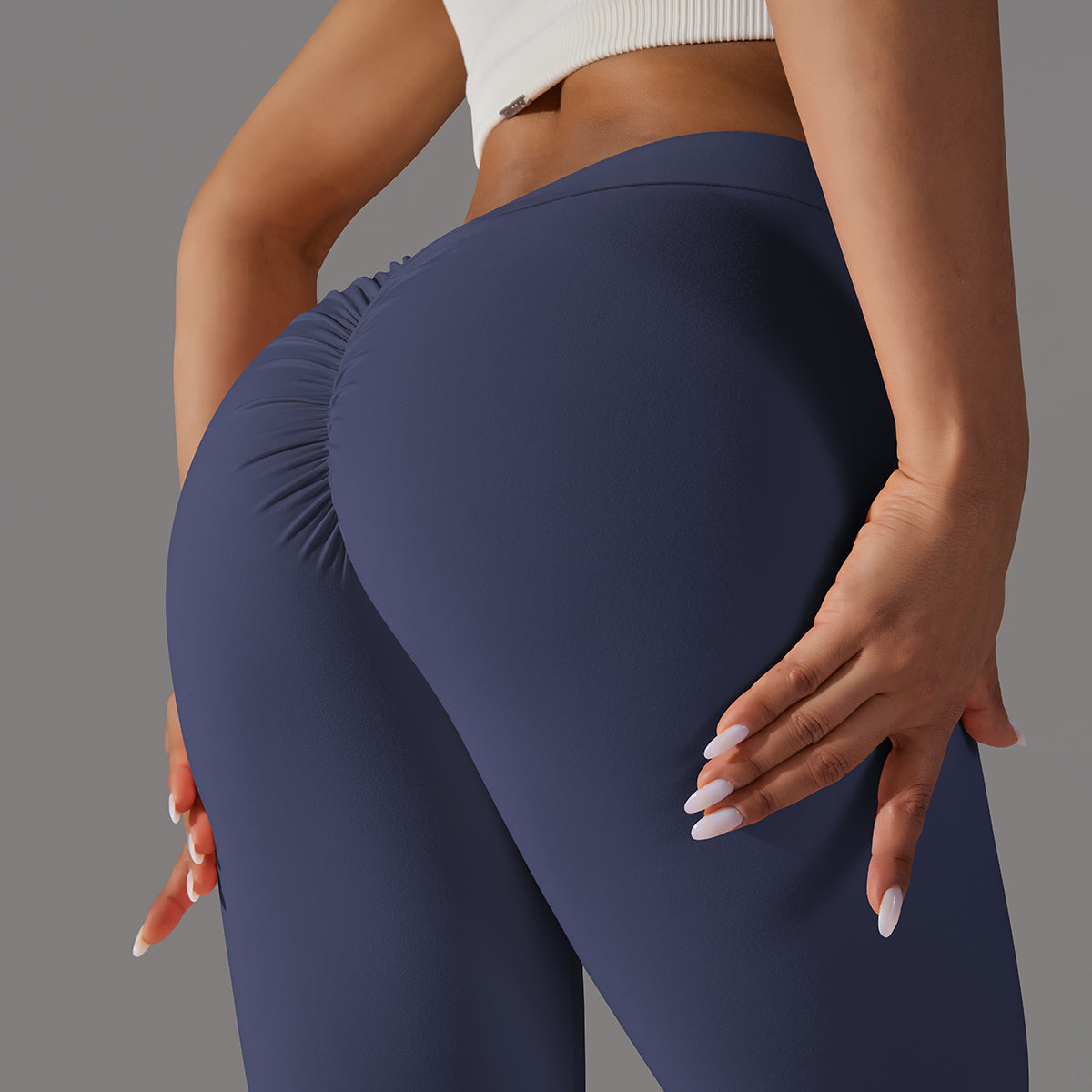 Emma | Leggings Extra Scrunch - Blu Scuro