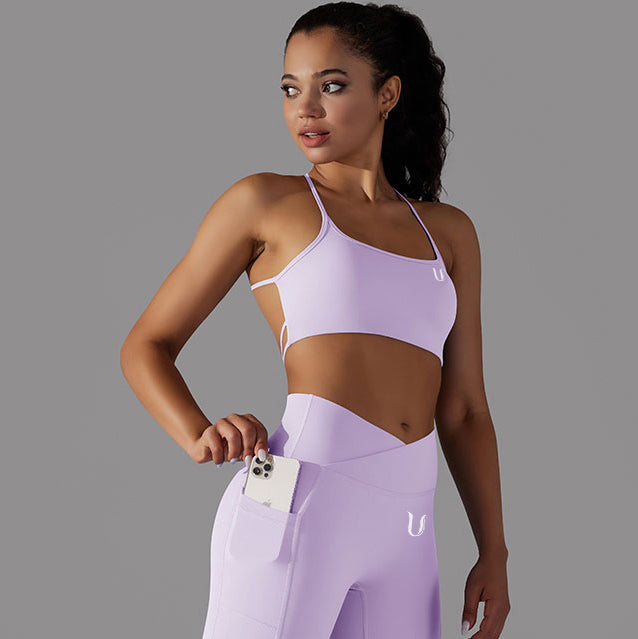 Mila | Set Leggings-Top - Rosa