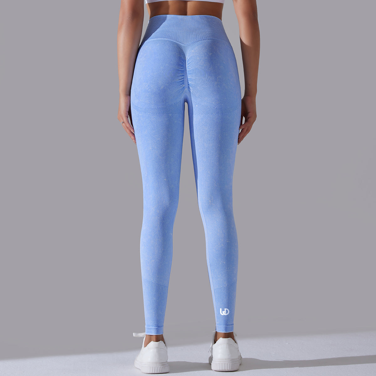 Jane | Leggings Scrunch Modelli - Blu Cielo