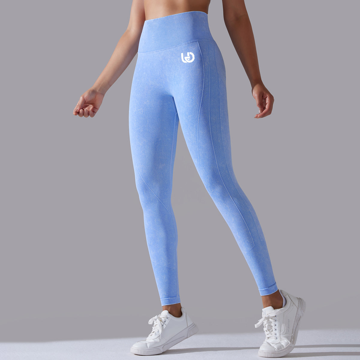 Jane | Leggings Scrunch Modelli - Blu Cielo