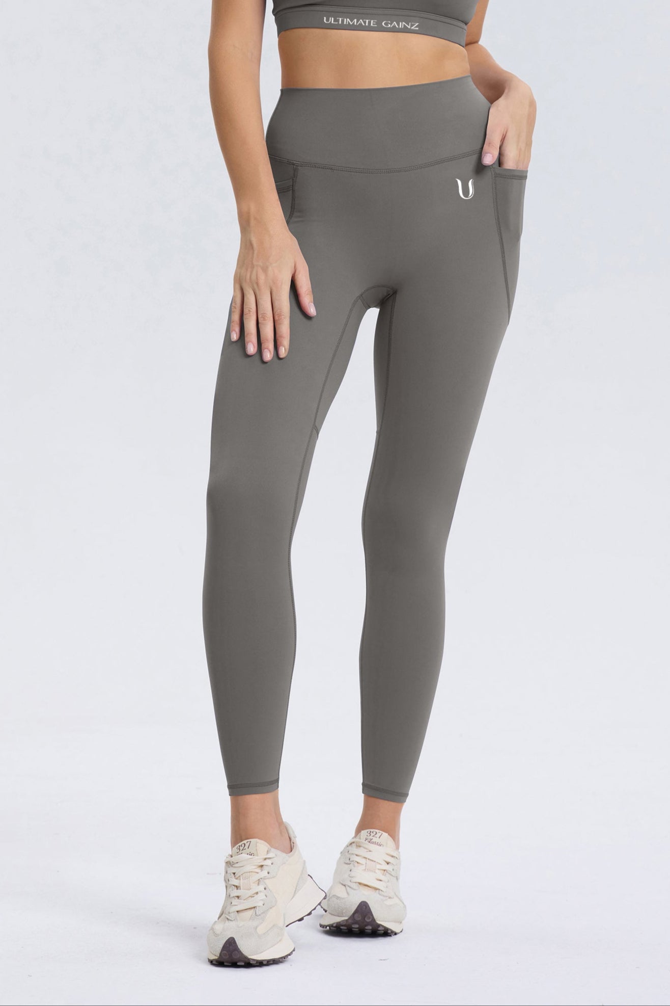 Palmer | Legging Con Tasche - Grigio