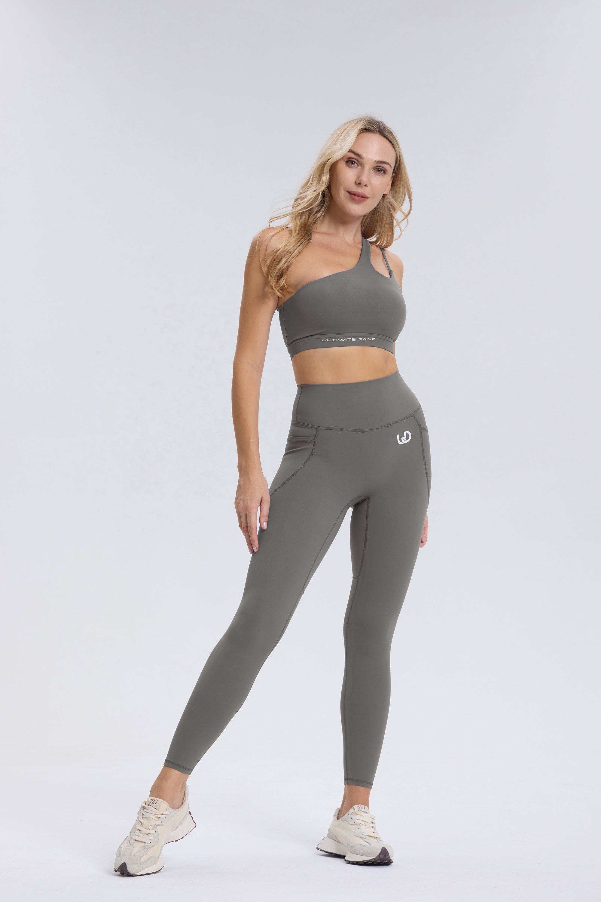 Palmer | Legging Con Tasche - Grigio