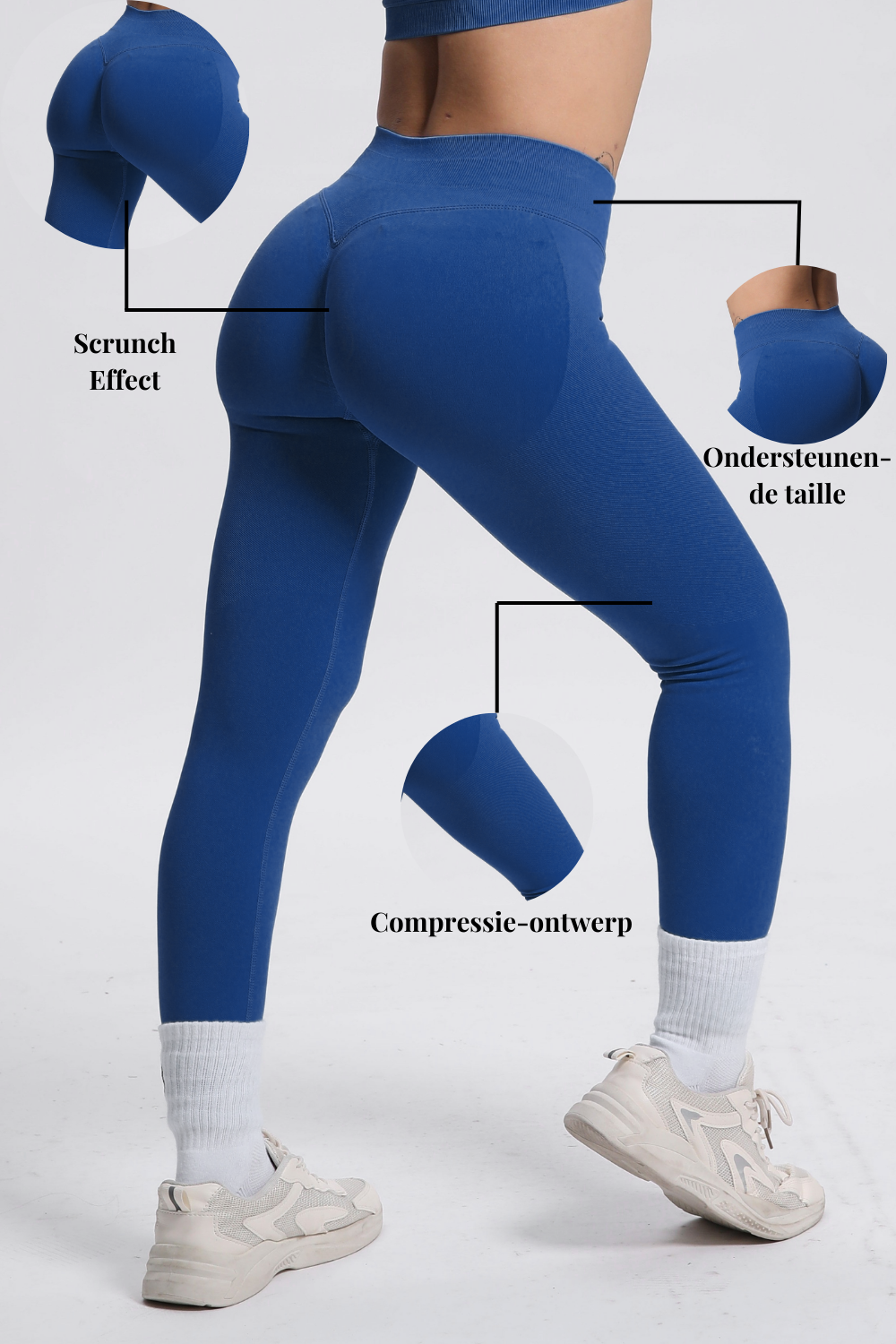 Beau | Leggings ad Alte Prestazioni - Blu